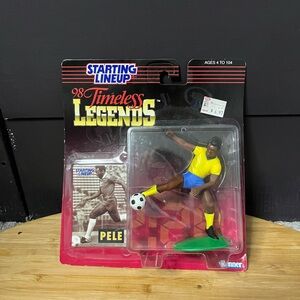 1998 PELE Timeless Legends Soccer Futbol Starting Lineup Kenner RARE